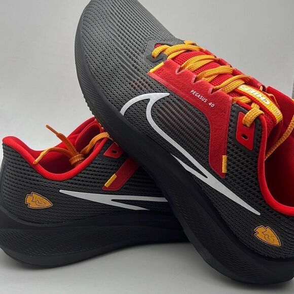 Nike NFL Air Zoom Pegasus 40 Kansas City Chiefs Red DZ5985-001 Mens Size 10 NEW - Picture 8 of 10